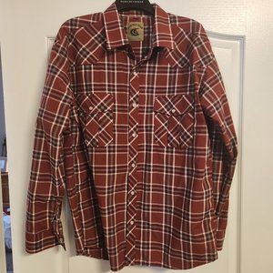 Plaid Western Shirt (XL)